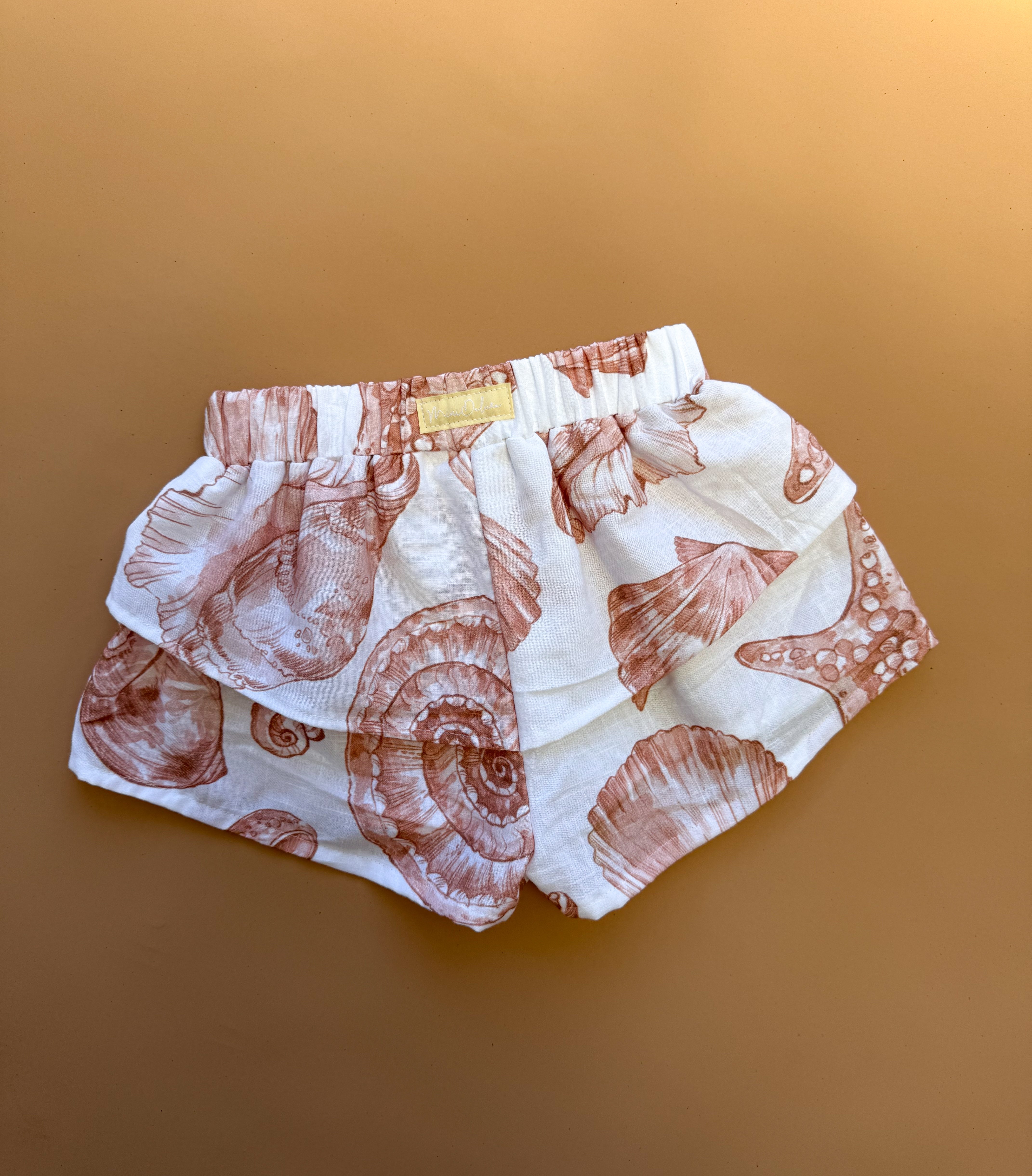 Kendall Shorts - Linen Seashells