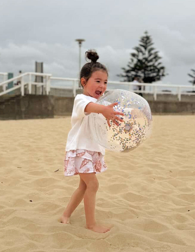 Kendall Shorts - Linen Seashells