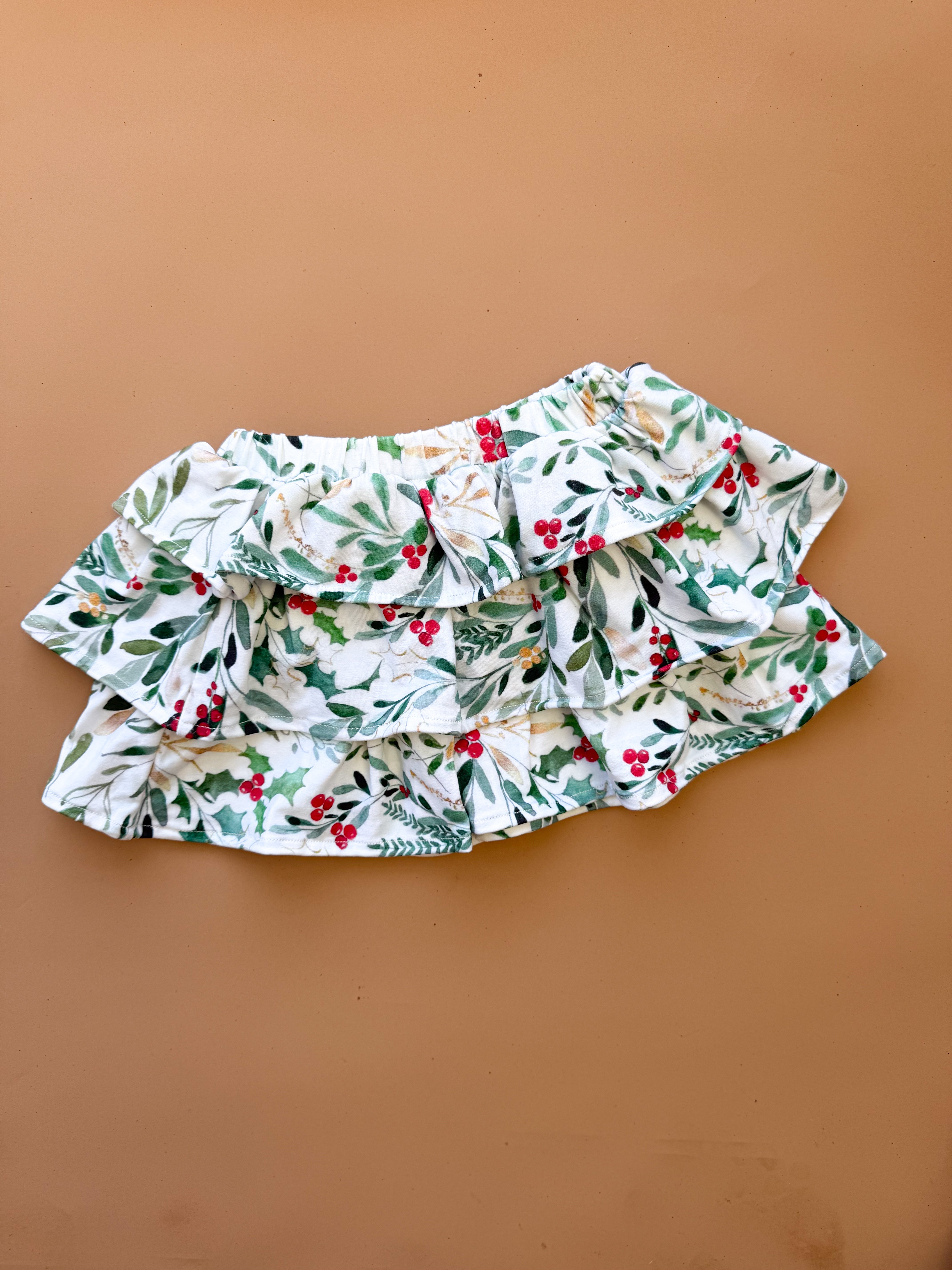 Tiered Skirt - Festive Floral