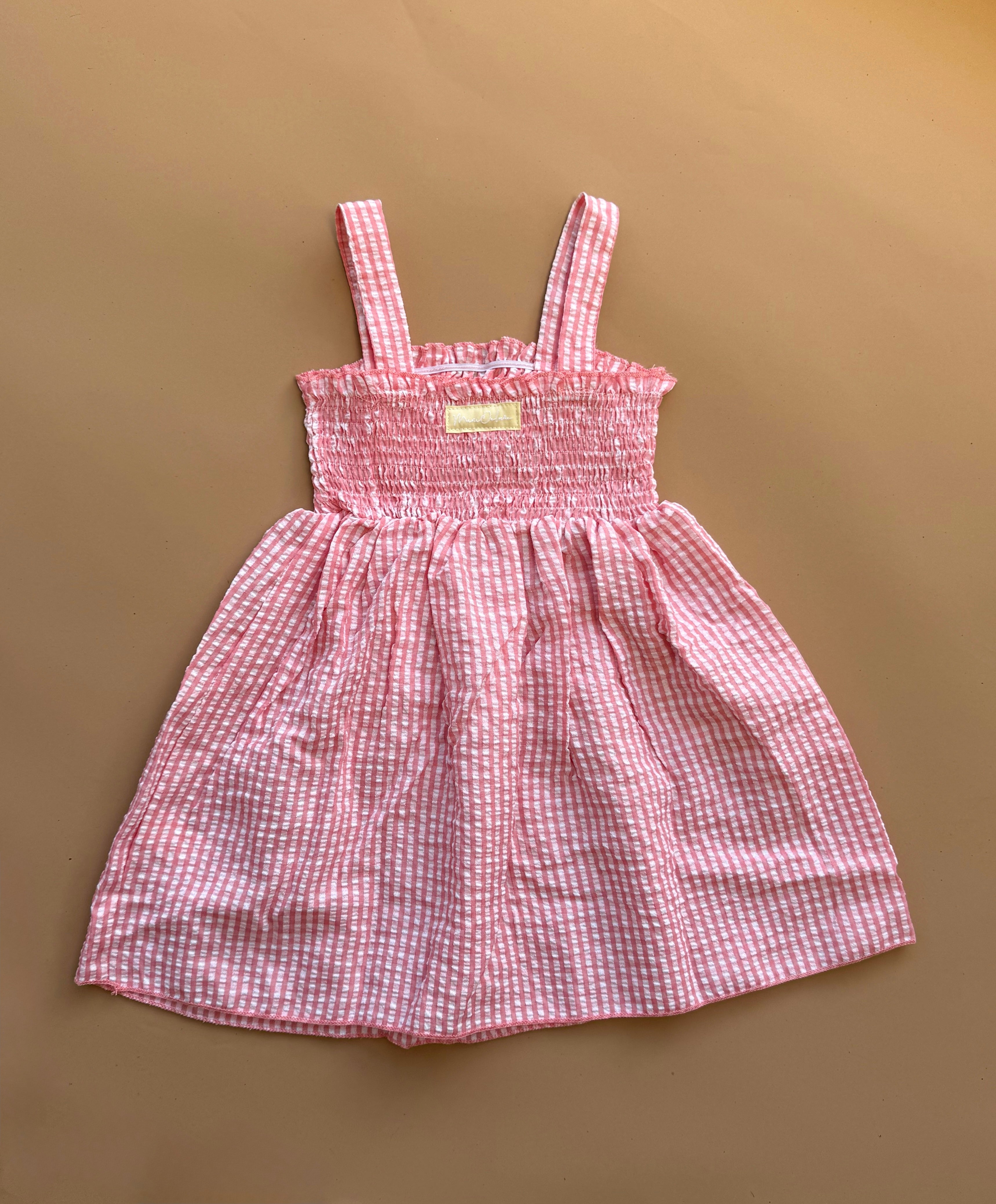 Mimi Dress - Strawberry Gingham