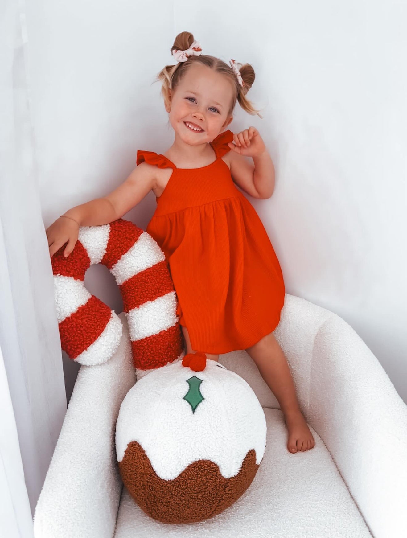 Kiara Dress - Christmas Red