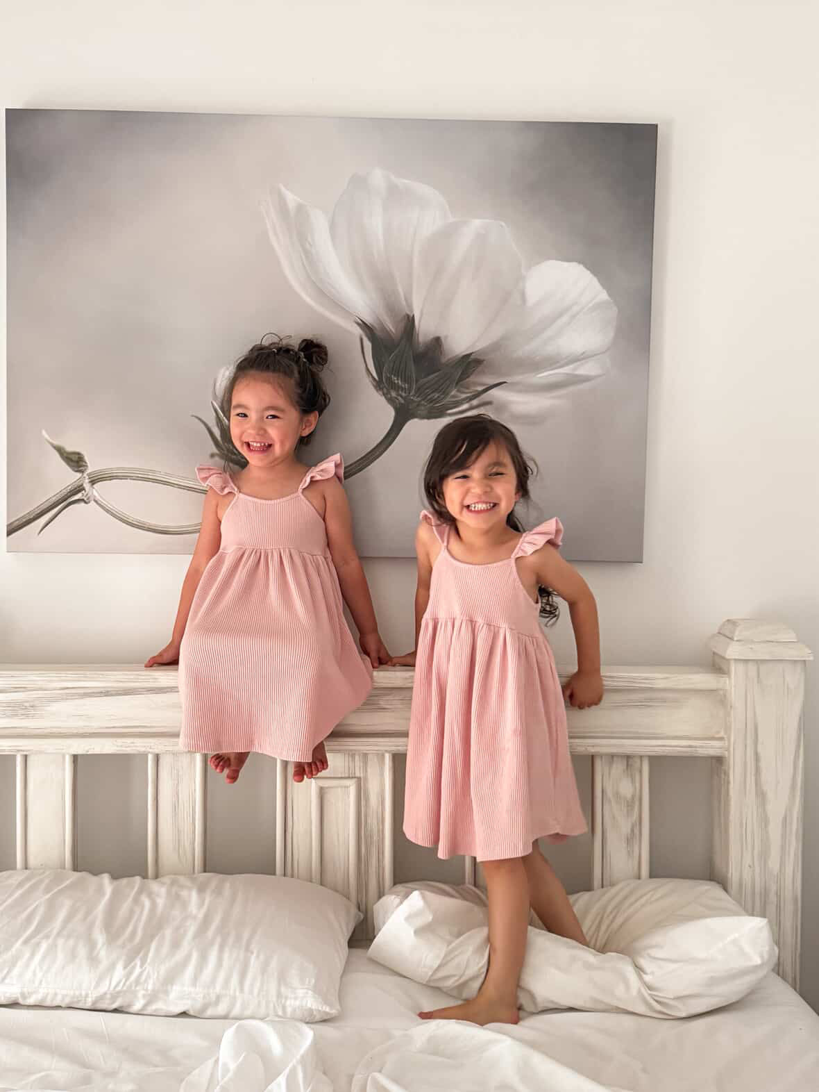 Kiara Dress - Posy Pink Rib