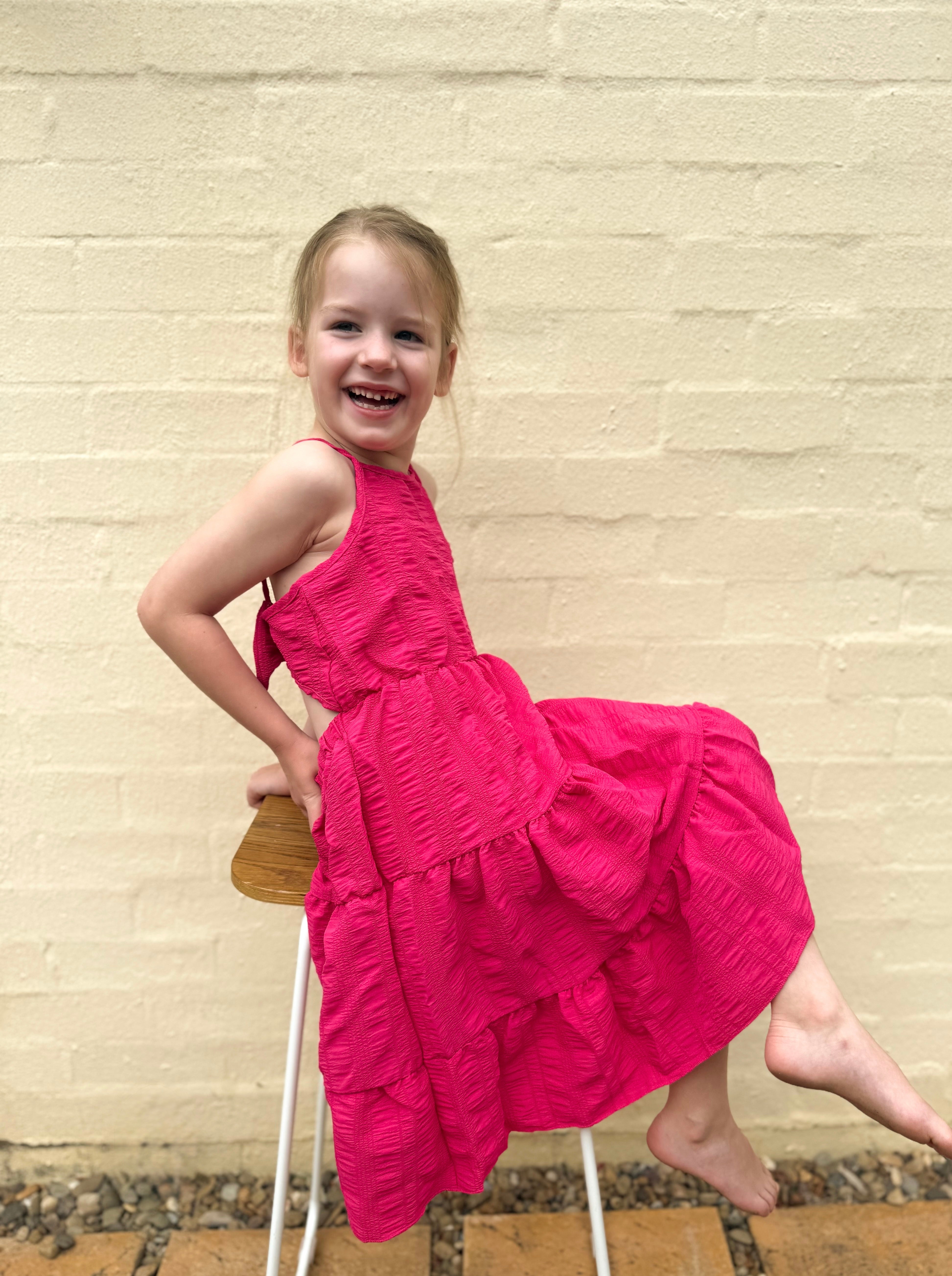 Olivia Dress - Magenta